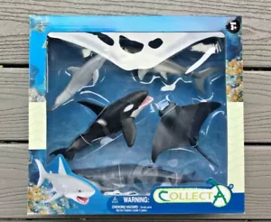 COLLECTA MINATURES SEALIFE COLLECTION OF WHALES, ORCAS ETC. GIFT BOX # 89342 F/S - Picture 1 of 9