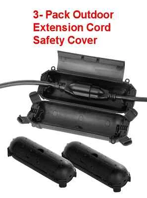 LOT OF 3, Stanley EZ Outdoor Power Cord Protection Box, new, 3 pack - Image 1 of 3