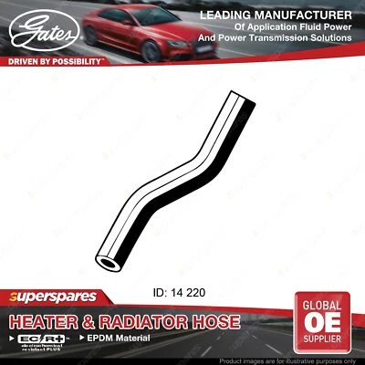 Gates Molded Heater Hose for Daihatsu Rocky F70 F75 F80 F85 Oil cooler - image 1 of 2