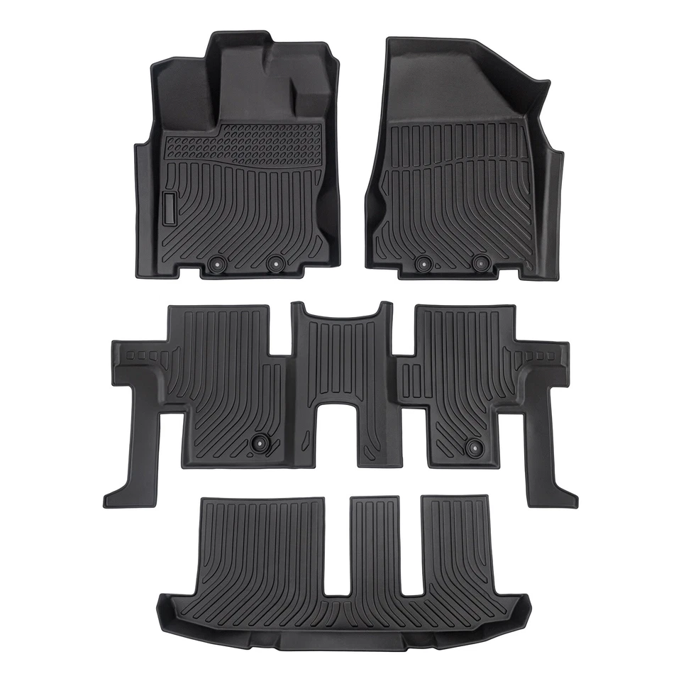Car Floor Mats for 2013-2021 Nissan Pathfinder All-Weather TPE Rubber Floor Mats Foto 1 de 4