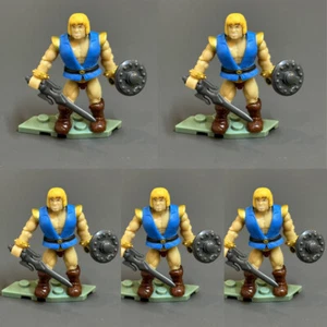 5pcs Mega Bloks Construx Masters of the Universe Prince Adam He Man Figures Toys - Picture 1 of 4