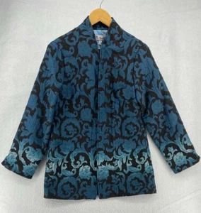 Maggie Sweet S Blazer Tapestry Lined Long Sleeve NWOT (W4038-C2) - Picture 1 of 12