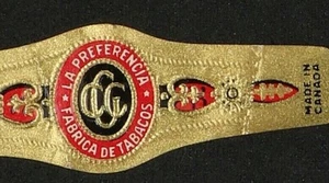 523AzC - CANADA Vitola - Zigarrenband - Marca LA PREFERENCIA, FABRICA DE TABACOS - Bild 1 von 3