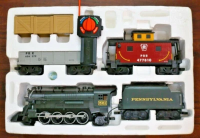 Lionel Pennsylvania Flyer G Scale-561 Engine Tender W/Remote Caboose Gondola - Image 1 of 4