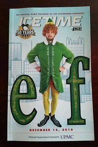 PITTSBURGH PENGUINS ICETIME PROGRAM XMAS ELF Edition 50 Years CROSBY - Picture 1 of 4