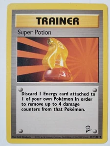 Super Potion 117/130 - LP - Original Base 2 Set Pokemon Card - $2 Flat Shipping - Picture 1 of 2