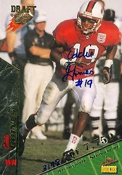Eddie Goines autographed Football Card (NC State) 1995 Signature Rookies #32 - Image 1 of 1