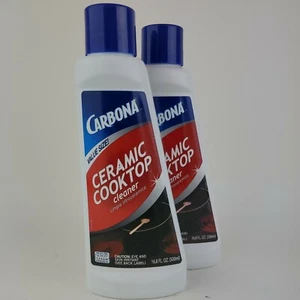 CARBONA Glass Ceramic Cooktop CLEANER & POLISH Protect Shine 16.8oz  (2 PACK) - Picture 1 of 4