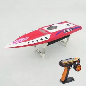 DT RC Electric Boat RTR H640 25" Fiber Glass W/ Motor Rudder Servo ESC Battery - Picture 1 of 6