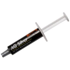 AG Silver - Pâte Graisse Thermique pour CPU PS3 PC - Seringue 1g -Thermal Grease - Zdjęcie 1 z 1