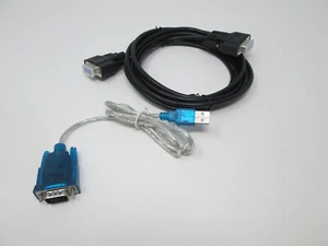 Kenwood TS-480 TS-570 TS-870S TS-2000 RS232C na adapter USB ~10 stóp - Zdjęcie 1 z 9