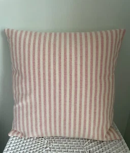 Susie Watson Rose Ivory Stripe Fabric /Back Laura Ashley Cushion Cover - Picture 1 of 2