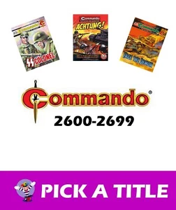  Commando Comics 2600-2699 Choose your comic book here - Imagen 1 de 92