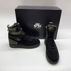 Nike SF AF1 864024 004 Schwarz Oliv Spezialfeld Air Force 1 Stiefel Schuhe Herren 8,5 - Bild 1 von 9