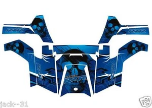 Racing WRAP QUAD POLARIS RZRS RZR800S RZR 800 SKULL UTV RANGER 2011 - 2014 - Bild 1 von 2