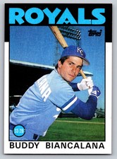 1986  Topps #99 Buddy Biancalana Kansas City Royals
