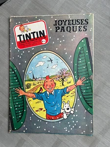 HEBDO TINTIN 1re SÉRIE N°443 COUVERTURE HERGÉ 1957 EN EXCELLENT ÉTAT - Imagen 1 de 4