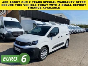 2019 19 PEUGEOT PARTNER 1.5 BLUE HDI PROFESSIONAL L1 SWB 100BHP. AIRCON. SENSORS - Picture 1 of 24