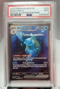 Blastoise EX 200/165 Special Illustration Rare Holo Pokemon S&V 151 PSA 9 MINT - Picture 1 of 3