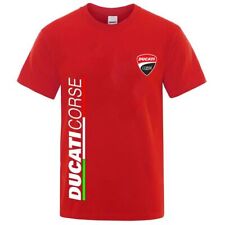 Ducati Corse Logo T-shirt Summer 2024 Fashion Men T Shirt Casual New Limited