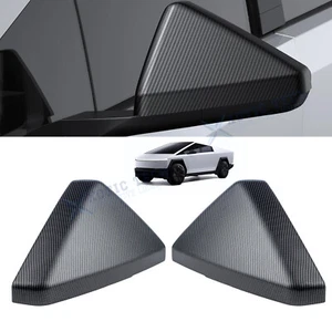 2x Cubiertas de espejo retrovisor lateral del conductor del pasajero para Tesla Cybertruck 2024 2025 - Imagen 1 de 13