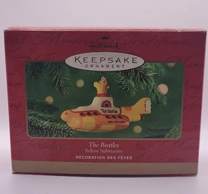 Vintage 2000 The Beatles Yellow Submarine Hallmark Keepsake Christmas Ornament - Picture 1 of 6