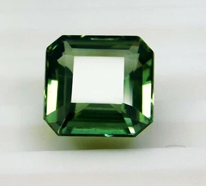 11,42 KT NATÜRLICHER MUZO MINE QUADRATSCHLIFF KOLUMBIANISCHER SMARAGD LOSER EDELSTEIN - Bild 1 von 10