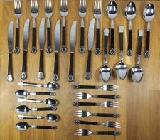 TRUE VINTAGE 36 tlg. Besteckset WMF Rostfrei schwarz 6 Personen cutlery set