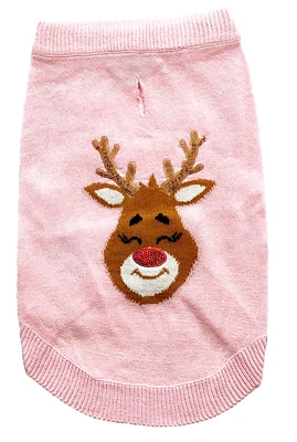 BE YOU Christmas Dog Jumper - Rudolph The Reindeer - Medium - Brand New