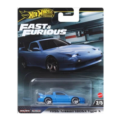 Hot Wheels Fast & Furious 2/5 - Nissan 180SX Type X Diecast Giocattolo Veicolo - Immagine 1 di 3