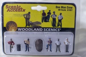 One Man Crew Woodland Scenics A1927 HO Scale Figures - Picture 1 of 4