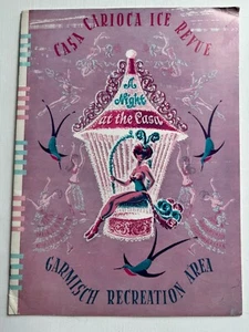 1950's Casa Carioca Ice Skating Revue Germany Program - Imagen 1 de 12