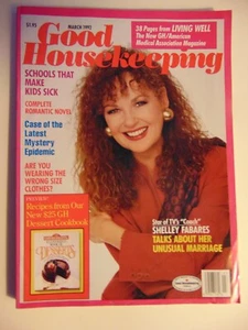 GOOD HOUSEKEEPING March 1992 Shelly Fabares - Picture 1 of 1