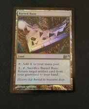 MTG Magic The Gathering Buried Ruin Foil Near Mint Magic 2012 (M12) 224/249