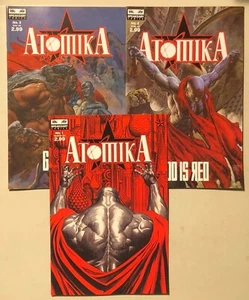 ATOMIKA 2005 ISSUES 1 2 3 RUN SERIES LOT ALEX ROSS COVER - Picture 1 of 1