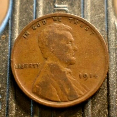 1914-P Lincoln Wheat Cent 1c.   (#8514) - Image 1 of 2