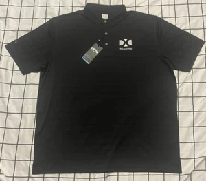 Callaway Mens Polo Shirt 2XL Opti-Dri DXC Technology SS Black Golf NWT - Picture 1 of 10