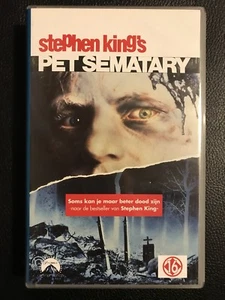 Stephen King Pet Sematary VHS Tape English with dutch subs - Bild 1 von 4