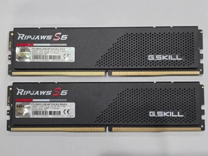✔✔ G.SKILL Ripjaws S5 64GB (2 x 32GB) 5600 MT/s DDR5 (INTEL XMP) *CL28* - Picture 1 of 3