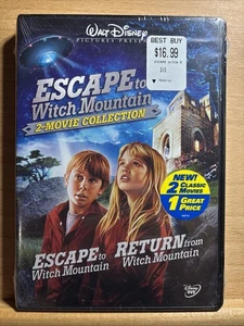 Escape to Witch Mountain (1975) & Return from Witch Mountain 2-Film DVD SEALED - Foto 1 di 2