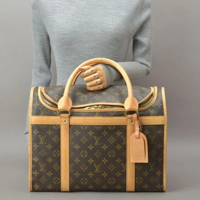 Bolso porta mascotas Louis Vuitton Sac Champ 40 M42024 monograma accesorio Boston Foto 1 de 4