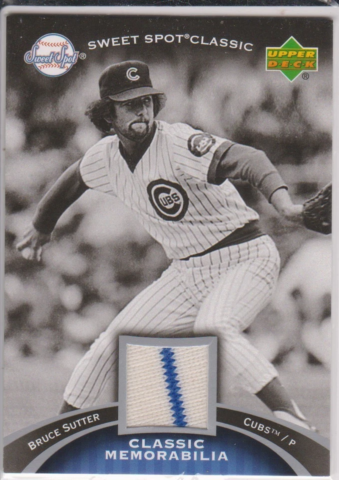 07 UD SWEET SPOT CLASSICS *BRUCE SUTTER 2CL GW JERSEY - Image 1 of 1