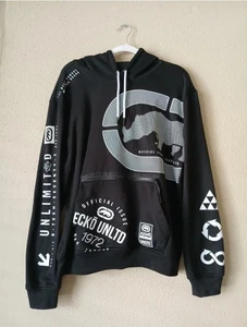 Sudadera con Capucha Ecko Unltd Para Hombre Mediana Gráfica Pullover Edición Oficial 1972 Rhino - Imagen 1 de 12