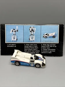 Vintage GOBOTS CRASHER MR-20 White Rothman's Racing Porsche Figur 1983 Bandai - Bild 1 von 13