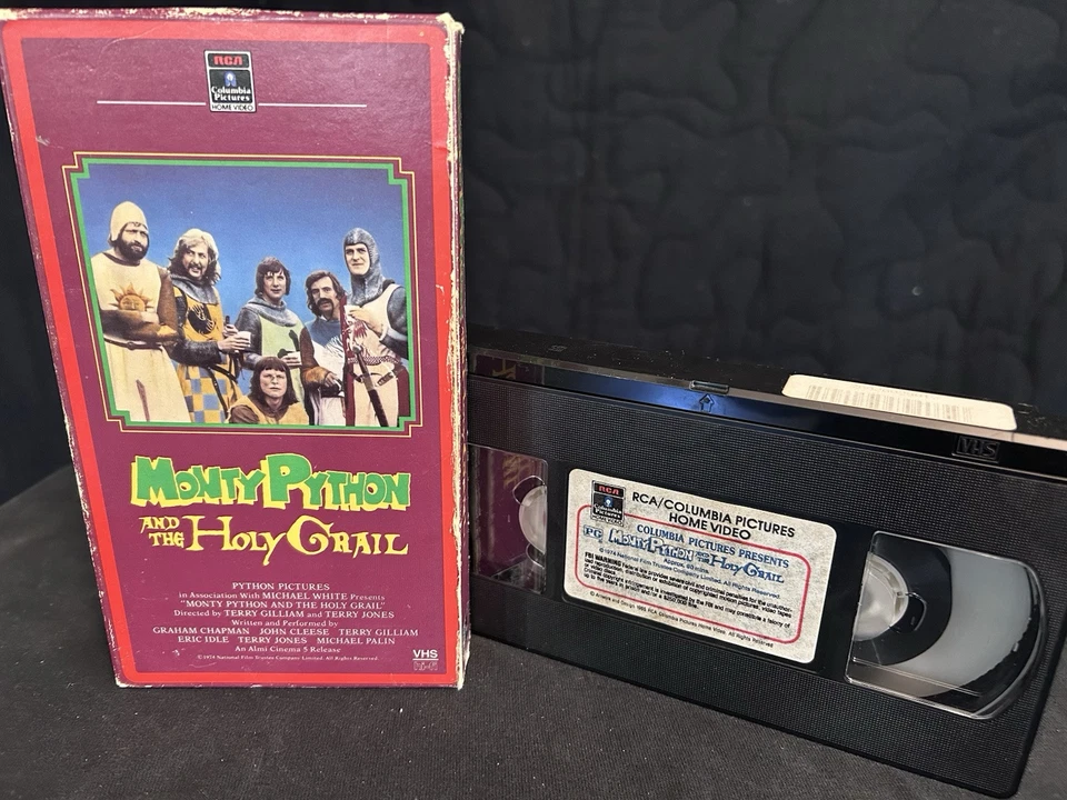 Monty Python And The Holy Grail VHS Tape Columbia 1st Edition 1985 Cult Classic - Image 1 of 1