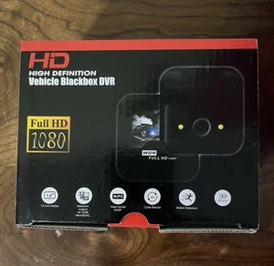 Vehicle Blackbox DVR Dash Cam – Full HD 1080P Car Camera – New Open Box - Picture 1 of 5