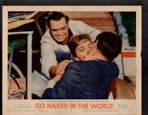 Susan Oliver Ernest Borgnine Go Naked In The World 11x14" Lobby Card LC357 - Picture 1 of 1