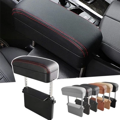 Car Armrest Storage Box Support Elbow Rest Pad Center Console Armrest Extender - Image 1 of 4