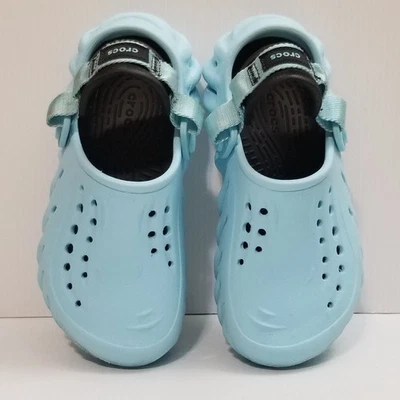 Sandalias Crocs Echo Zueco Azul Ártico Informales Sin Cordones Niños Juniors Jóvenes Talla 1 Foto 1 de 4