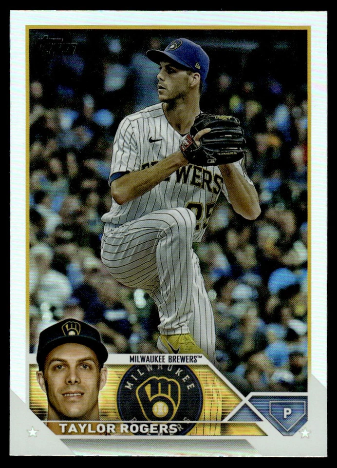 2023 TOPPS SILVER FOIL Taylor Rogers Milwaukee Brewers #233 - Image 1 of 2